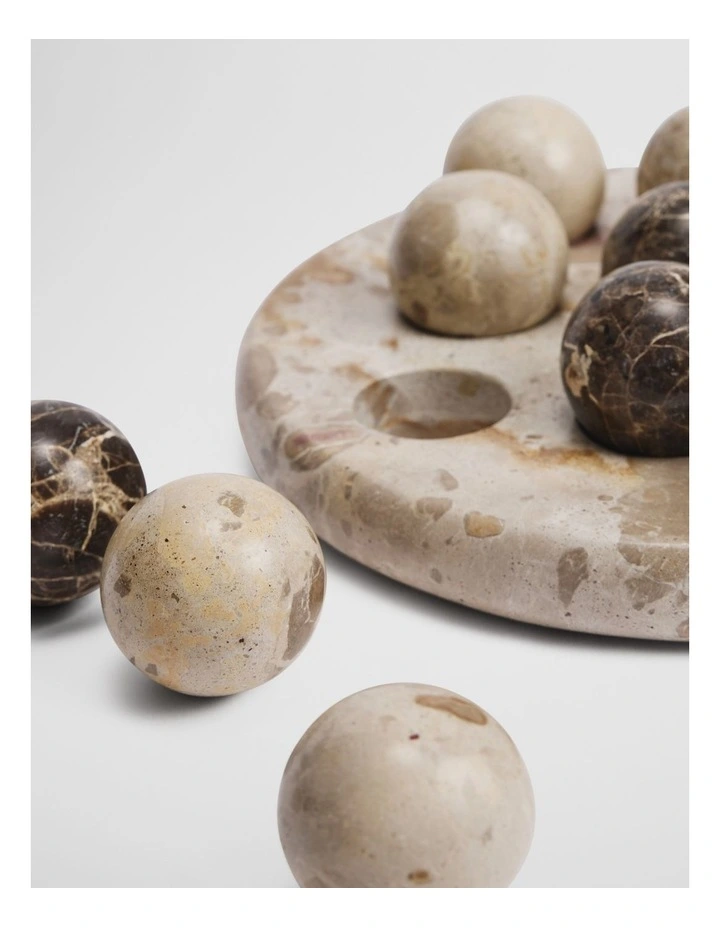 Terry Tic Tac Toe Set in Beige image 4