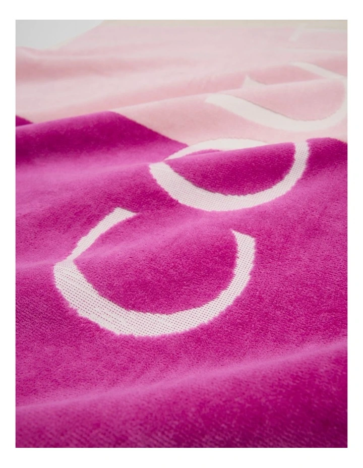 Australian Cotton CR Est. 1974 Beach Towel in Multi image 2