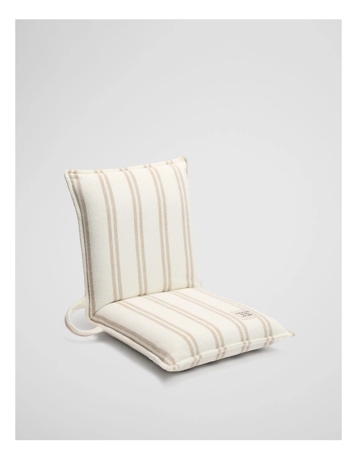 Bonnie Australian Cotton Beach Chair in Sand image 1