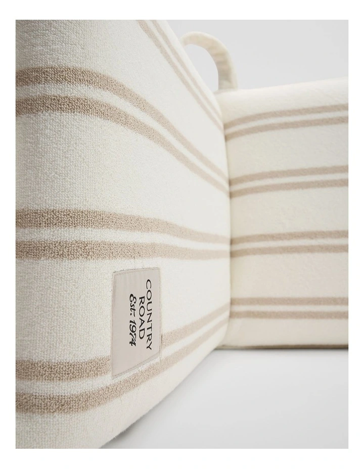 Bonnie Australian Cotton Beach Chair in Sand image 2