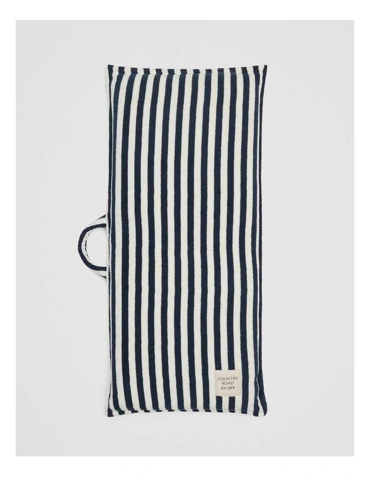 Bonnie Australian Cotton Beach Chair in Navy image 3
