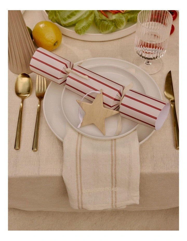 Carol Cracker Set Of 6 in Cherry Stripe image 2
