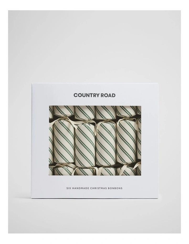 Carol Cracker Set Of 6 in Forest Stripe image 1