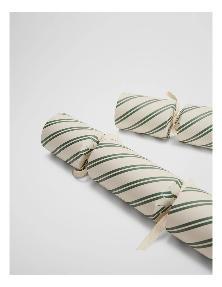Carol Cracker Set Of 6 in Forest Stripe image 2
