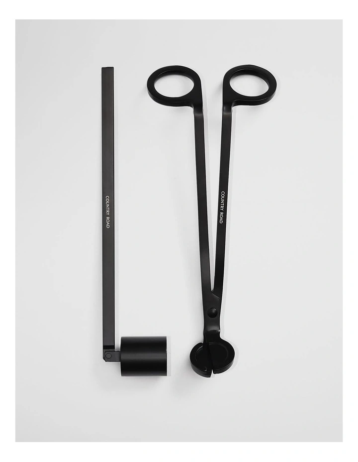 Candle Care Set in Matte Black image 1