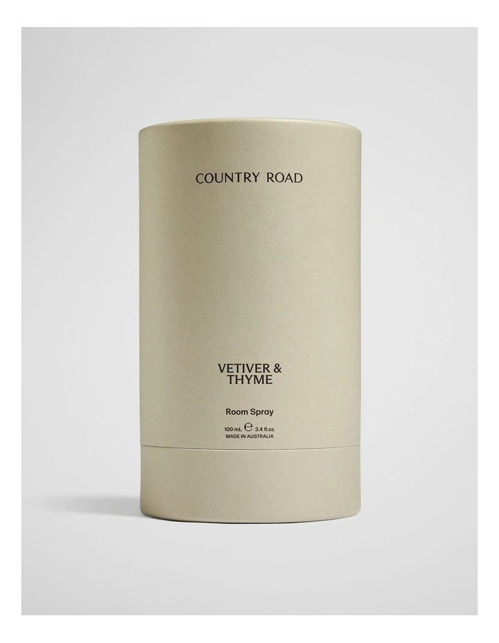 Australian Made Vetiver & Thyme Room Spray 100ml in Vetiver And Thyme image 5