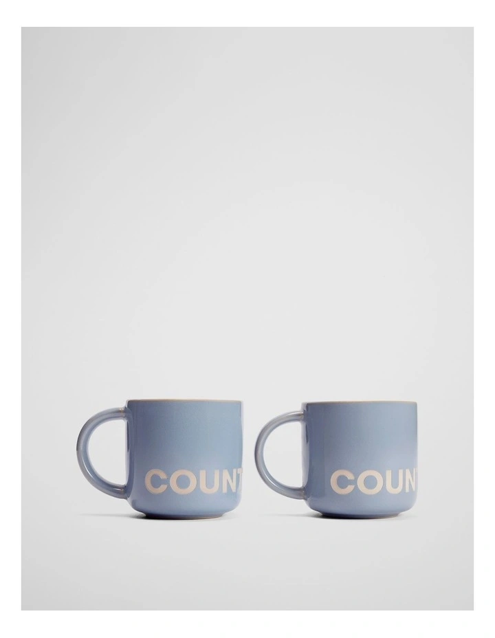 Demm Mug Set Of 2 in Bluebell image 1