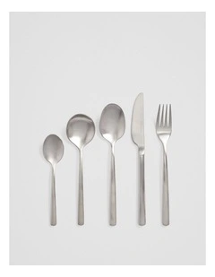 Nolan 30-piece Cutlery Set in Brushed Steel