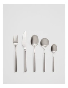 Nolan 30-piece Cutlery Set in Brushed Steel