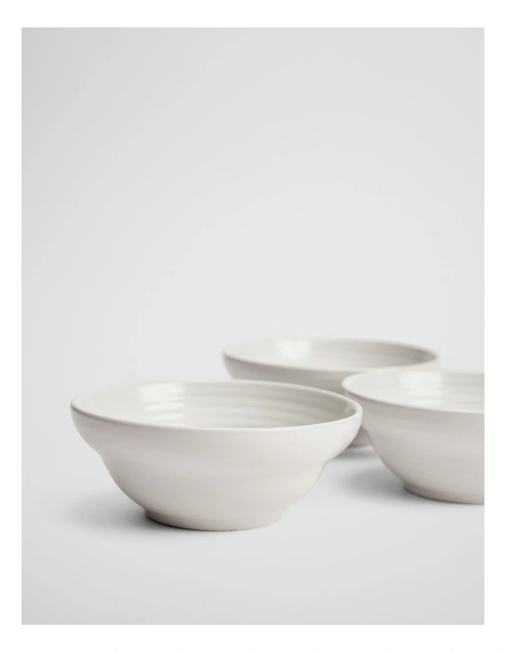 Lia Dip Bowl Set in Snow image 2