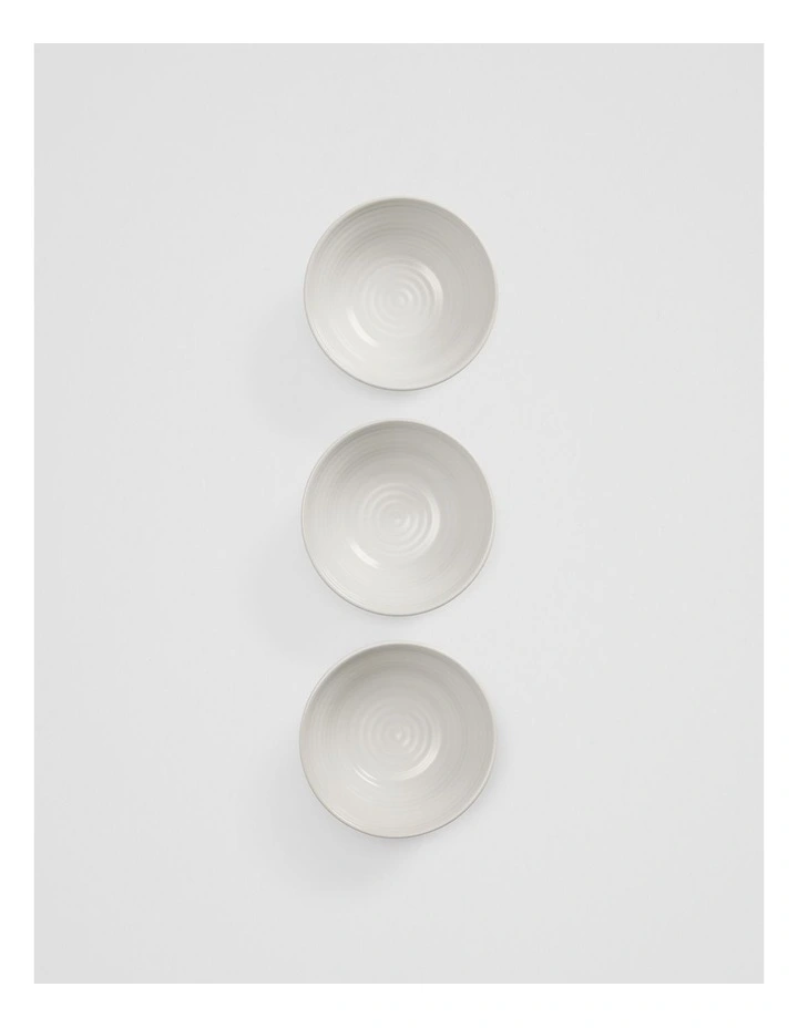 Lia Dip Bowl Set in Snow image 3