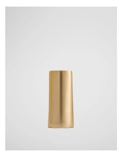 Karli Small Aluminium Vase in Brass