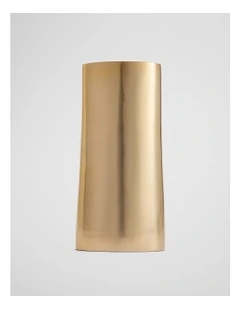 Karli Large Aluminium Vase in Brass