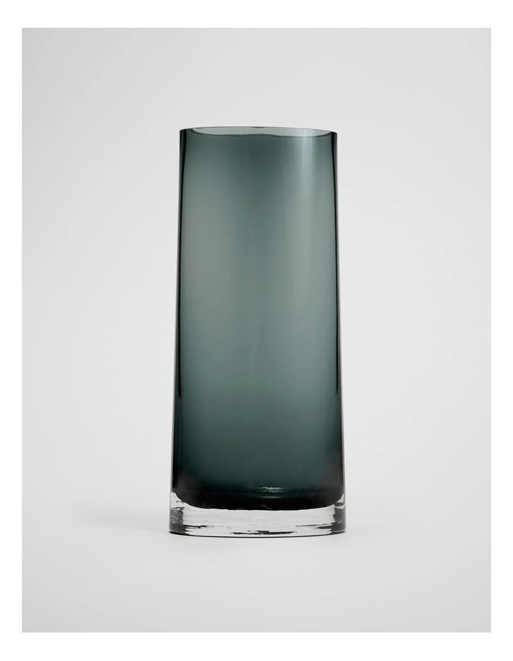 Karli Large Glass Vase in Jade image 1