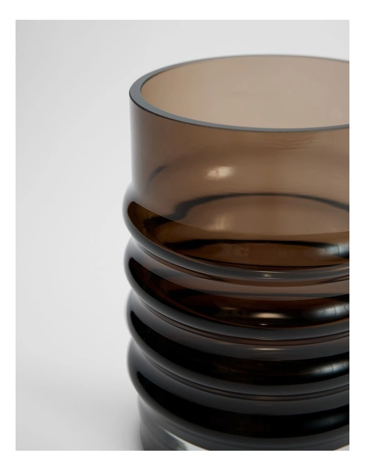 Tori Small Glass Vase in Nutmeg image 2