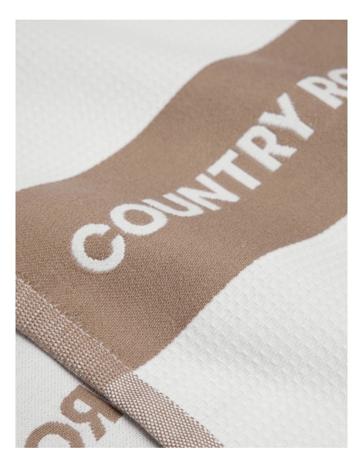 Verified Australian Cotton Tea Towel in Nutmeg image 2