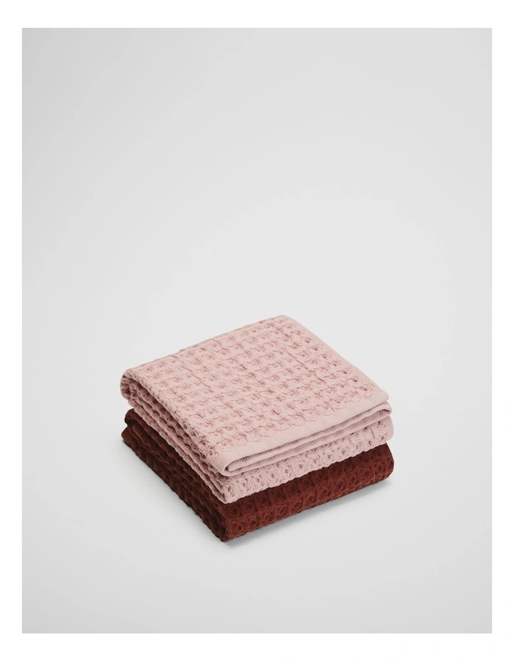 Meeka Verified Australian Cotton Tea Towel Pack of 2 in Musk image 1