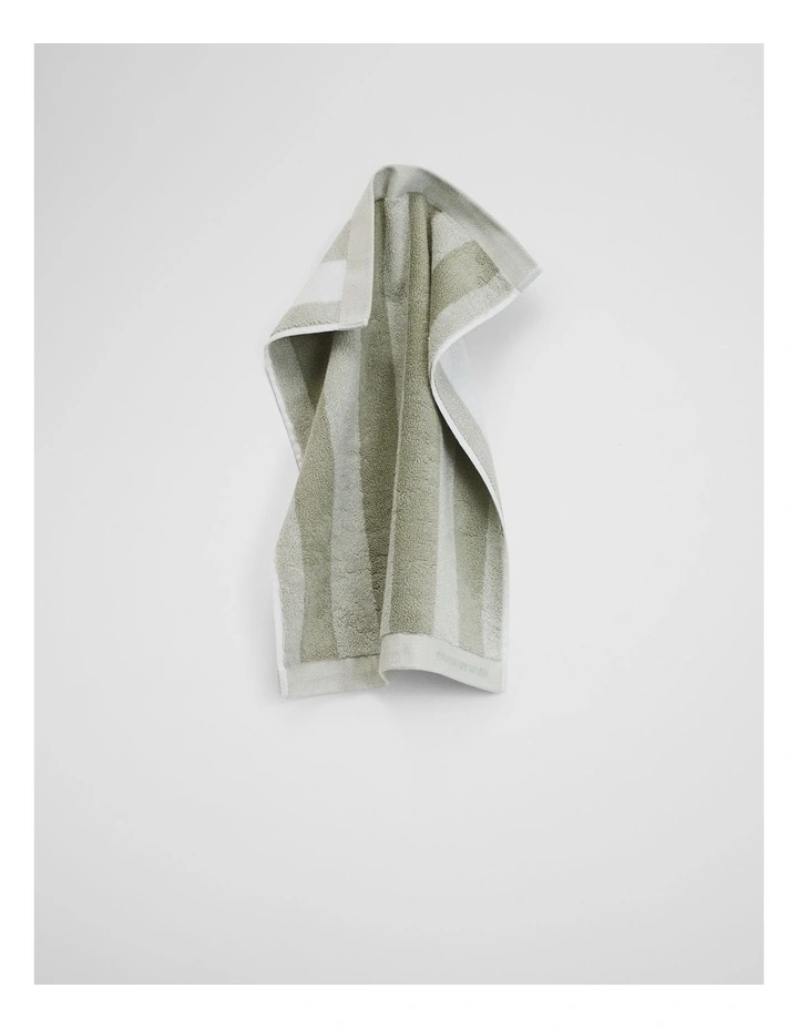 Eve Verified Australian Cotton Hand Towel in Jade image 1