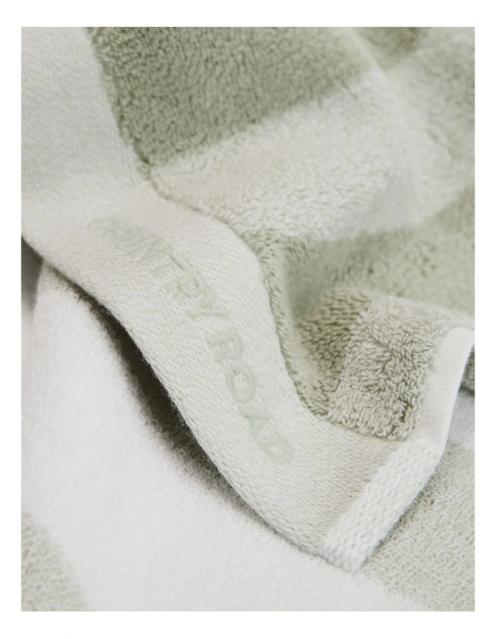 Eve Verified Australian Cotton Hand Towel in Jade image 2