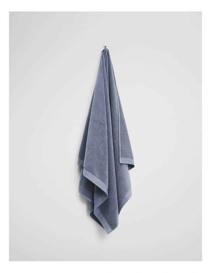 Mara Verified Australian Cotton Bath Sheet in Deep Lake image 1