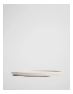 Stakk Dinner Plate in Snow