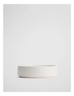 Stakk Shallow Bowl in Snow