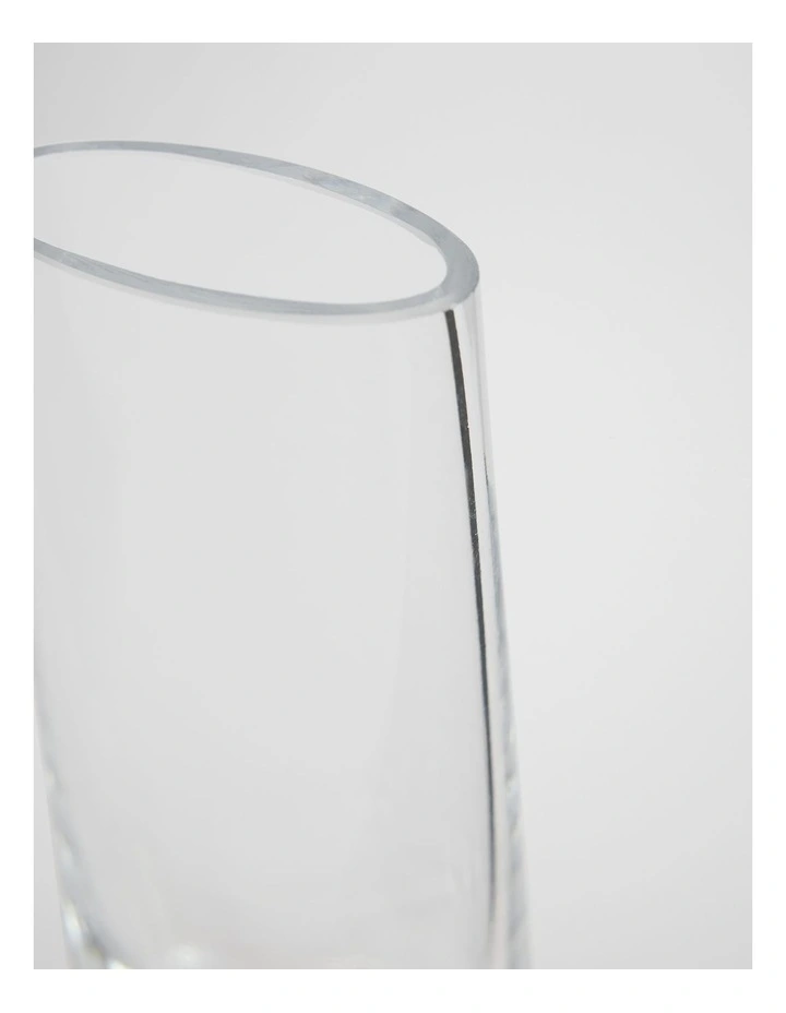 Karli Small Glass Vase in Clear image 2