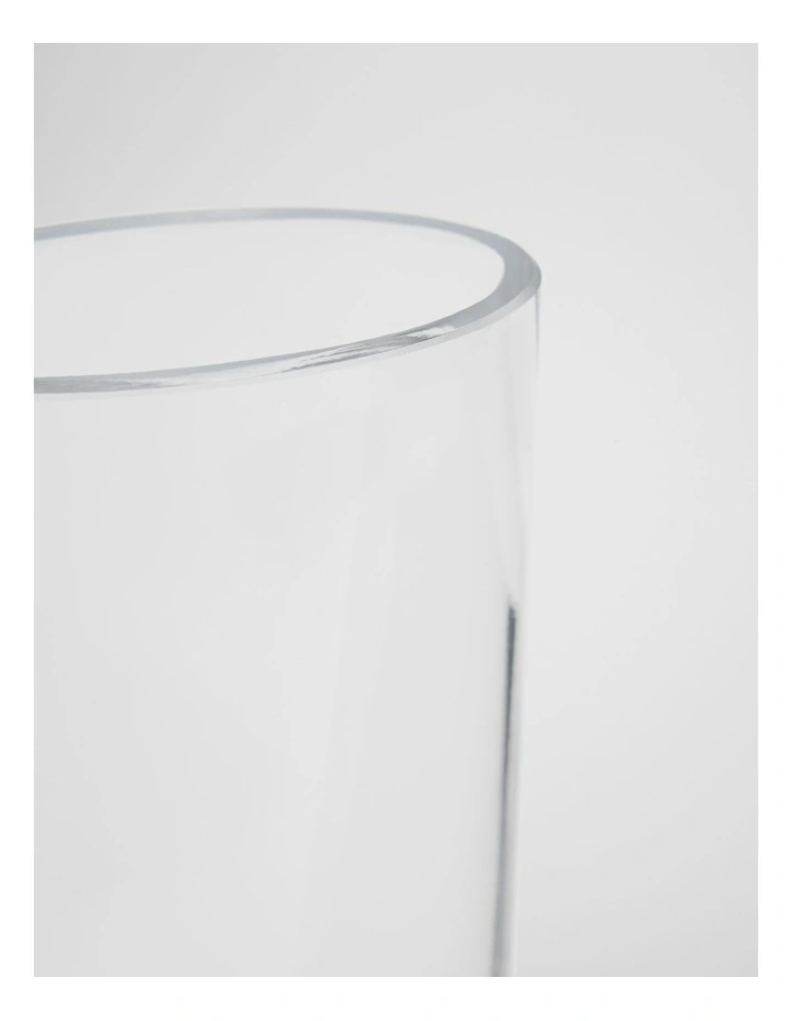 Karli Medium Glass Vase in Clear image 2