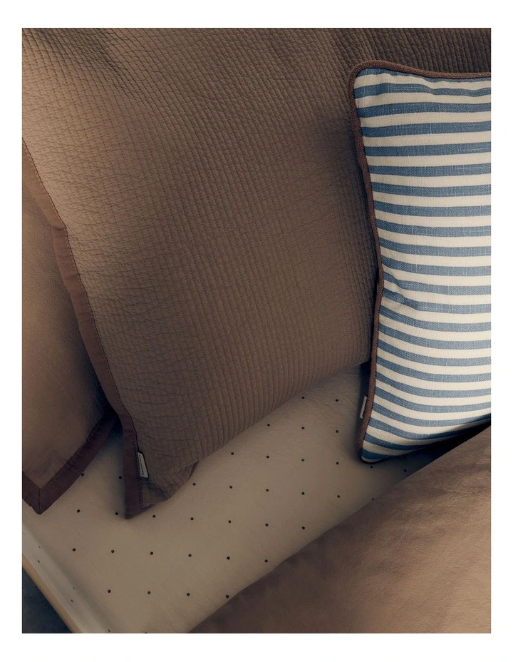 Reuben Australian Cotton Standard Pillowcase Pair in Natural image 2