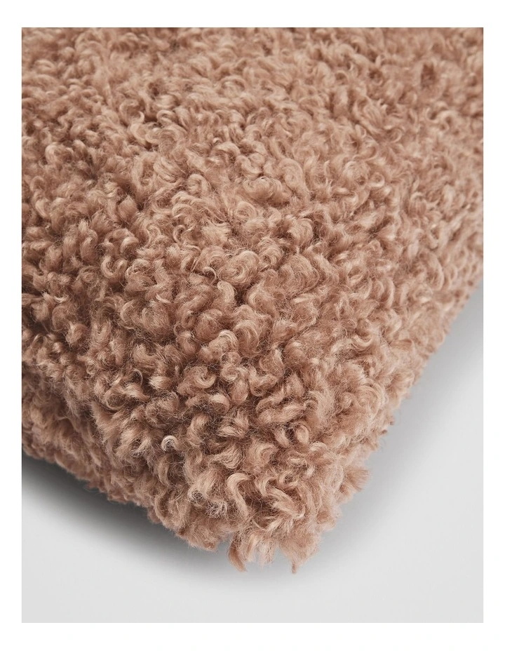 Ruby Recycled Polyester Cushion 35x60cm in Nutmeg image 2