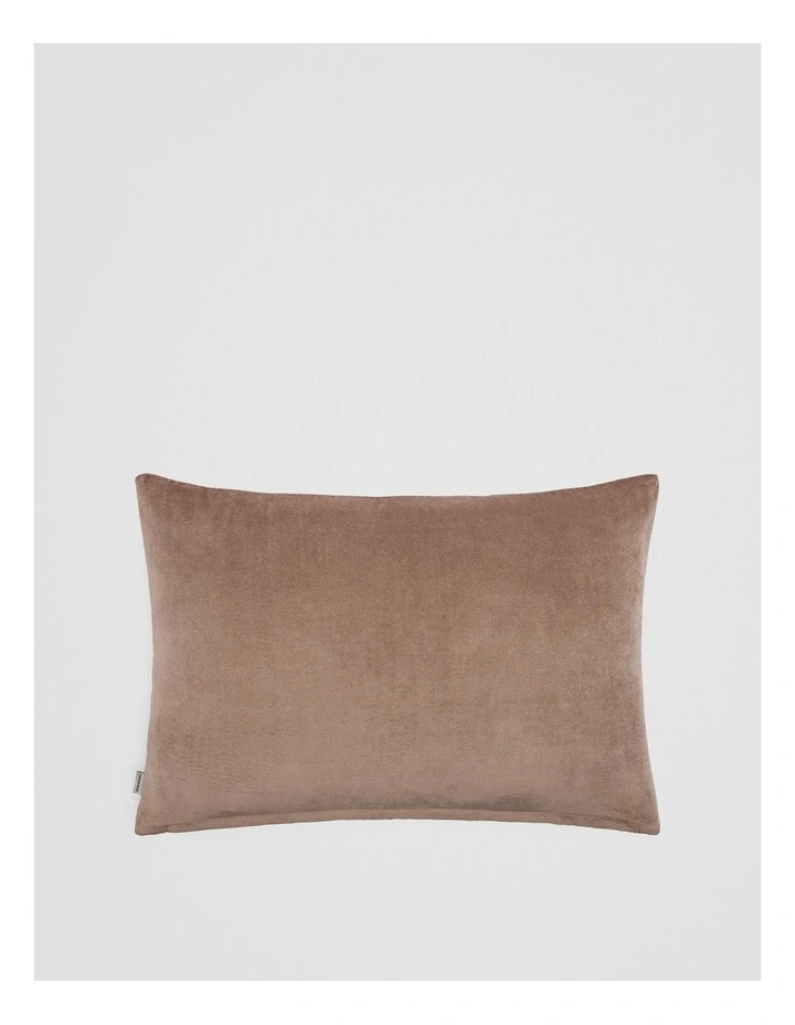 Marlon Organically Grown Cotton Velvet 40x60 Cushion in Nutmeg image 4