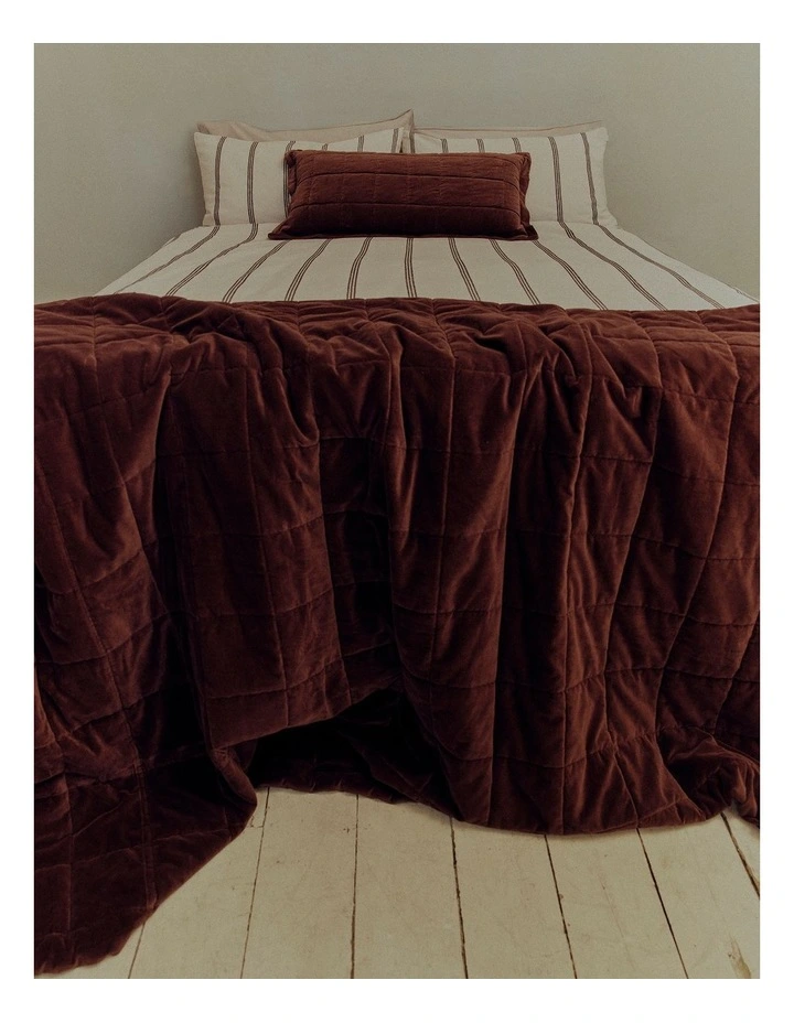 Elm Bed Cover in Sienna image 2
