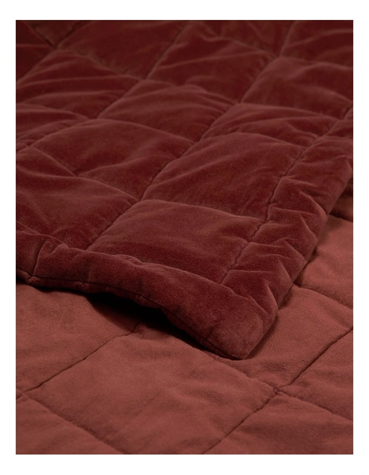 Elm Bed Cover in Sienna image 3