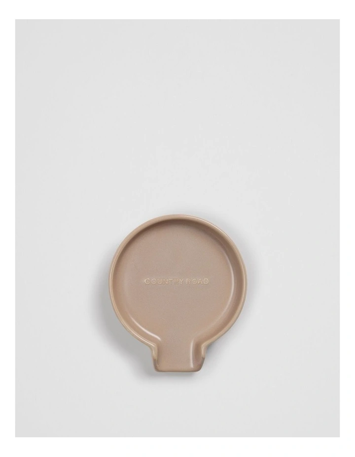 Demm Stoneware Spoon Rest in Sand image 1
