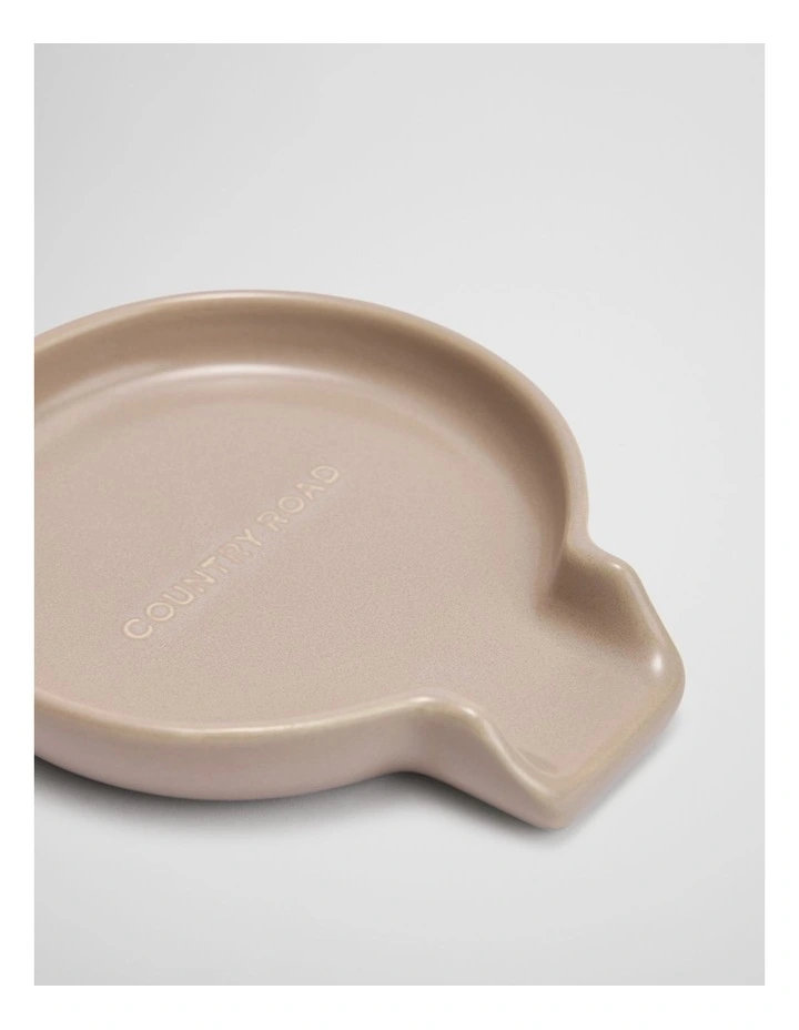 Demm Stoneware Spoon Rest in Sand image 3