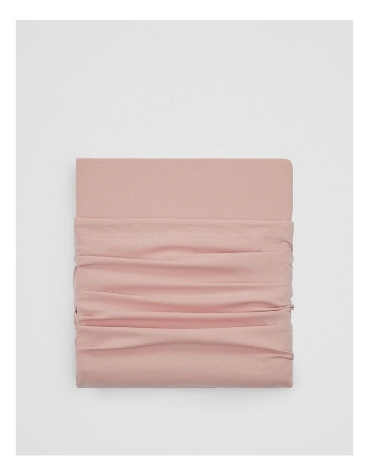 Brae Australian Cotton King Quilt Cover in Pink Clay image 1