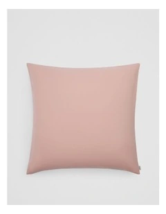 Brae Australian Cotton European Pillowcase in Pink Clay
