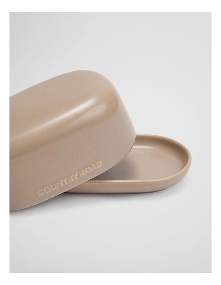Demm Butter Dish in Sand image 2