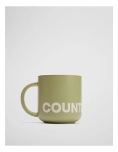 Demm Mug in Leek Green
