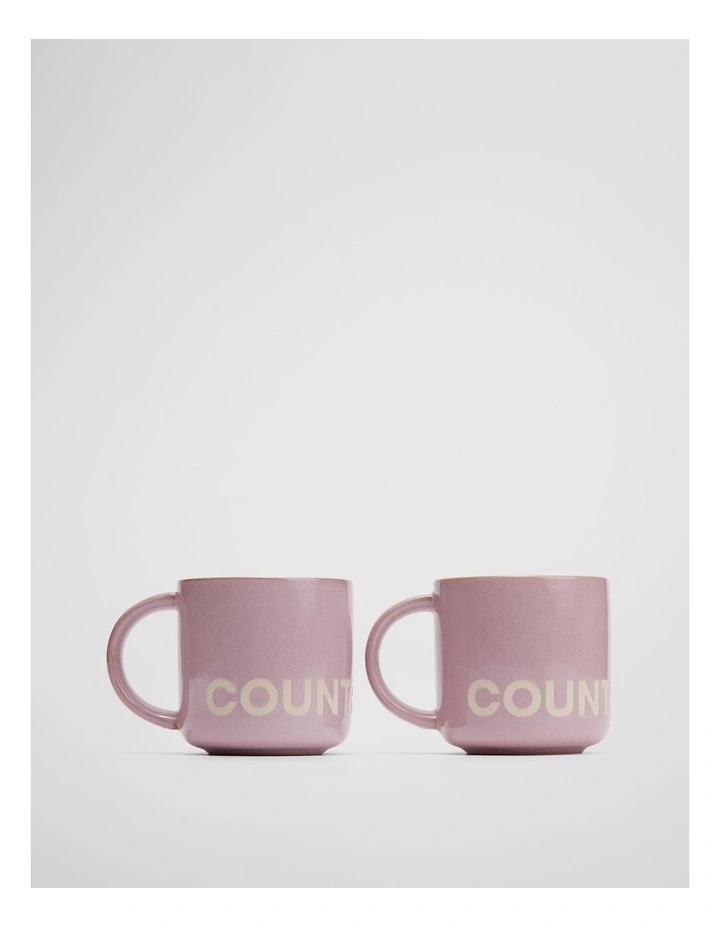 Demm Mug Set Of 2 in Orchid image 1