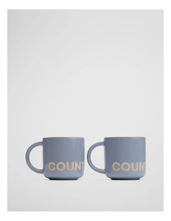 Demm Mug Set Of 2 in Ciel Blue image 1