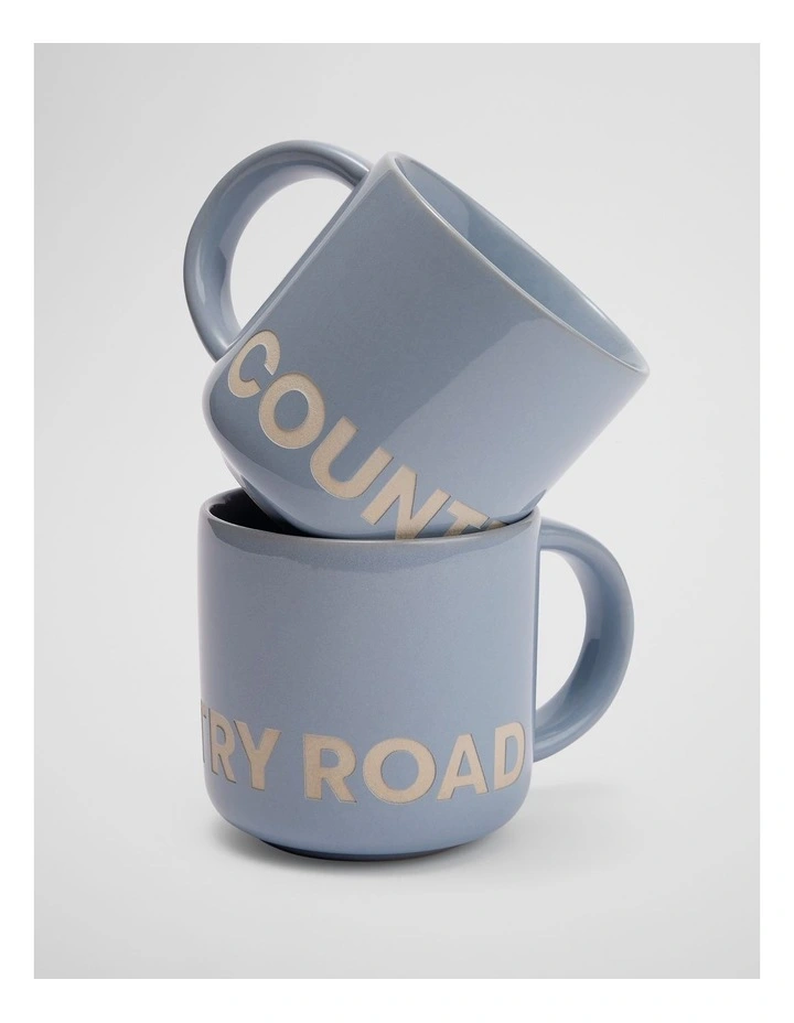 Demm Mug Set Of 2 in Ciel Blue image 2
