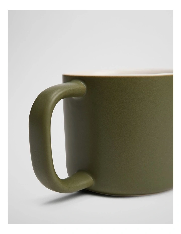 Lygon Mug in Dark Olive image 2