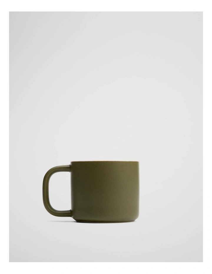 Lygon Espresso Mug in Dark Olive image 1