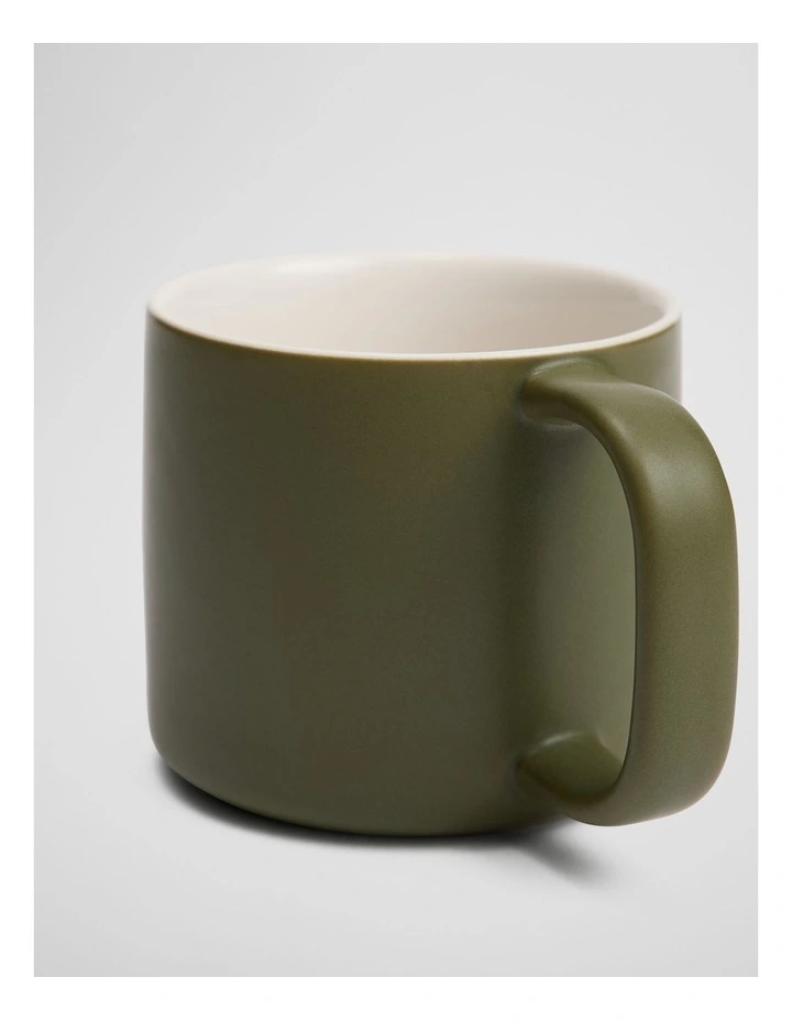 Lygon Espresso Mug in Dark Olive image 3