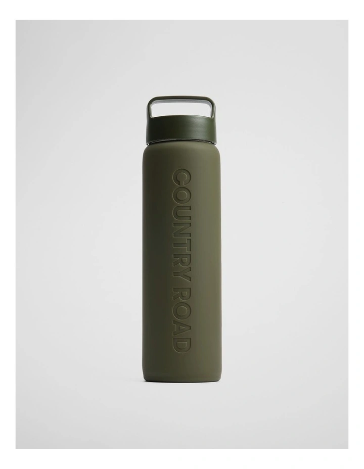 Nico Drink Bottle in Dark Olive image 1