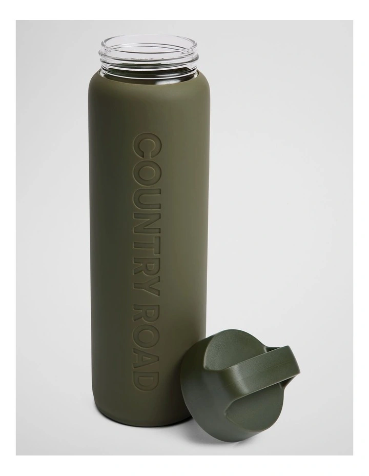 Nico Drink Bottle in Dark Olive image 2
