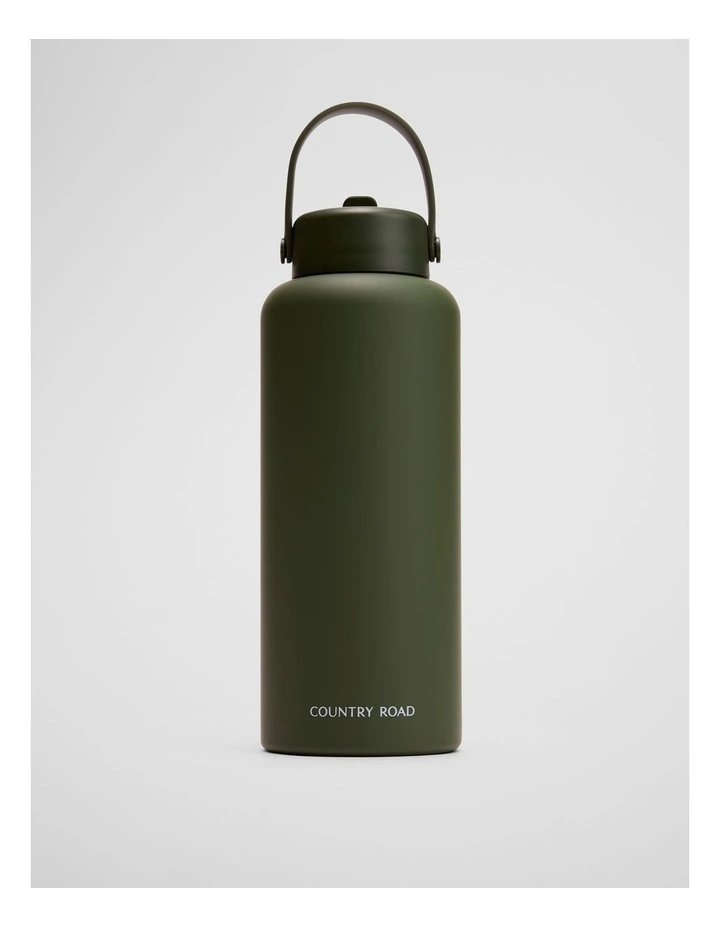 Rein Drink Bottle in Dark Olive image 1