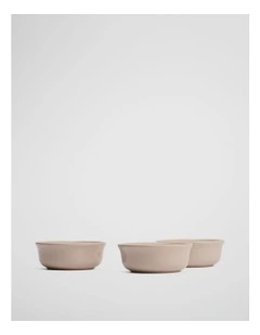 Pyrn Dip Bowl Set Of 3 in Natural