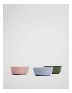Pyrn Dip Bowl Set Of 3 in Multi